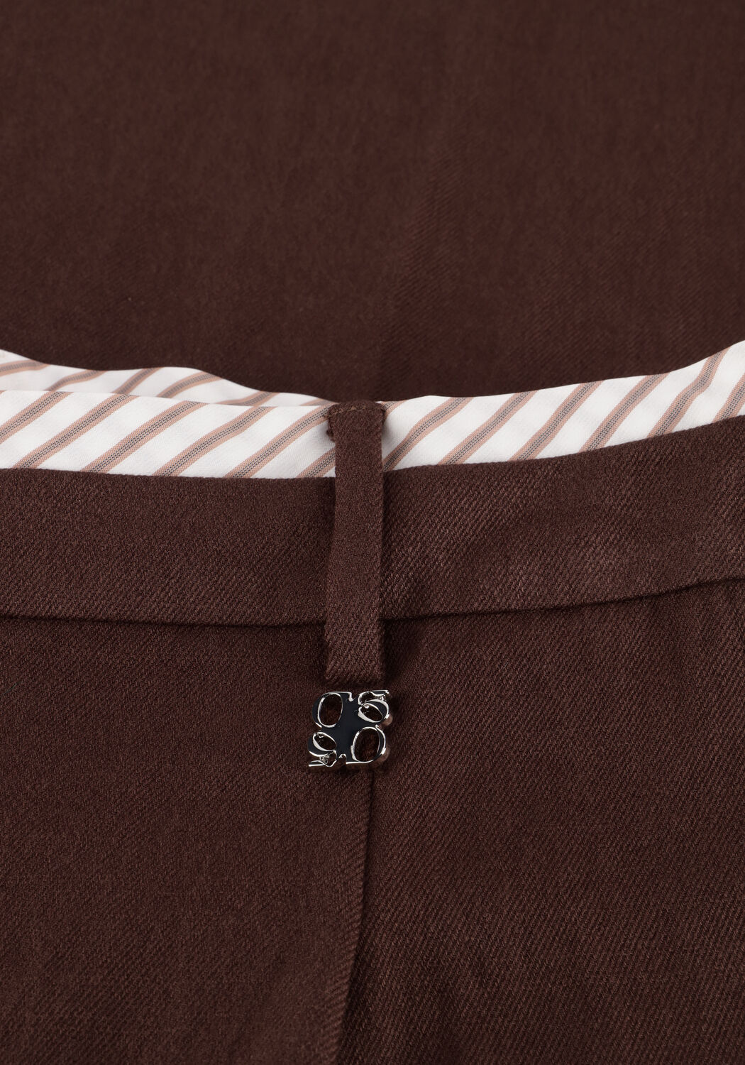 DANTE6 Pantalon large KENILA WIDE LEG PANTS en marron - large