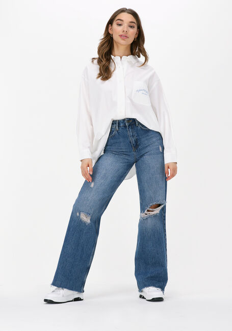 COLOURFUL REBEL VICKY REBELLE DROPPED SHOULDER BLOUSE Blouses Blanc - large