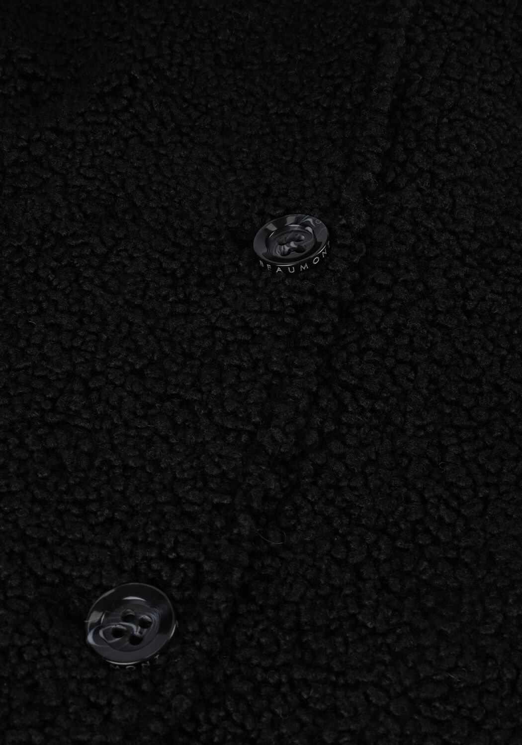 BEAUMONT Manteau Teddy LAMMY REVERSIBLE COAT en noir - large