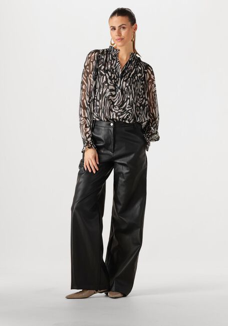 Witte NEO NOIR  LEIA ABSTRACT LEO BLOUSE - large