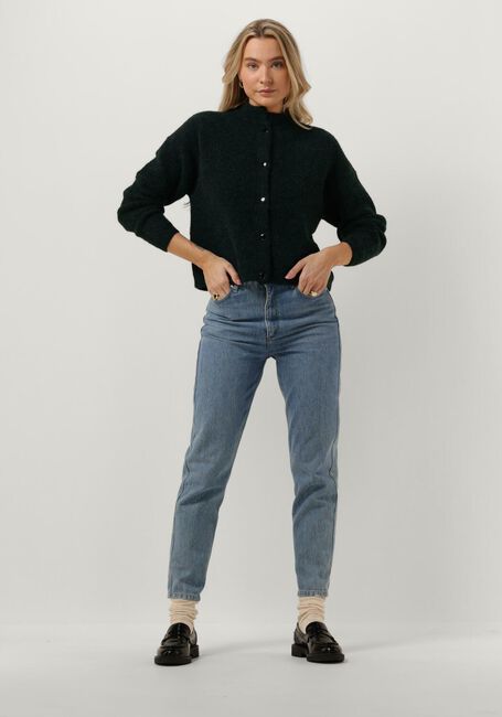 GESTUZ Gilet ALPHAGZ SHORT CARDIGAN Vert foncé - large