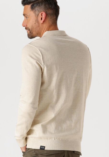 Beige BUTCHER OF BLUE Polo LT CLIFDEN POLO L/S - large