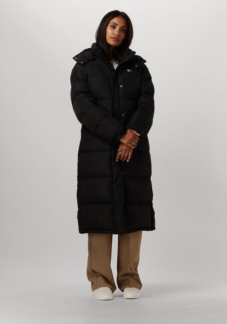 Zwarte TOMMY JEANS Gewatteerde jas TJW ALASKA LONG PUFFER - large