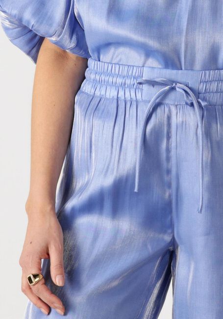 Blauwe DANTE6 Pantalon SOIR SHIMMER WIDE LEG PANTS - large