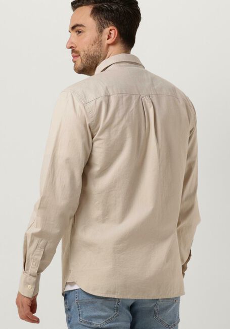 LYLE & SCOTT Chemise décontracté COTTON LINEN BUTTON DOWN SHIRT en beige - large