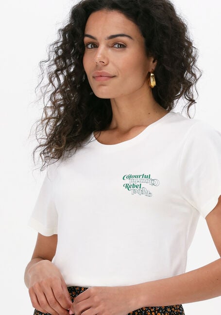 COLOURFUL REBEL T-shirt CLOURFUL REBEL MIRROR CLASSIC TEE Blanc - large