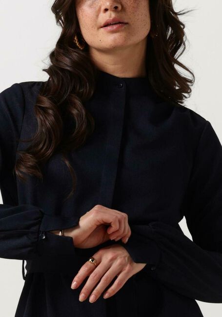 ANOTHER LABEL Mini robe DALYCE DRESS L/S Bleu foncé - large