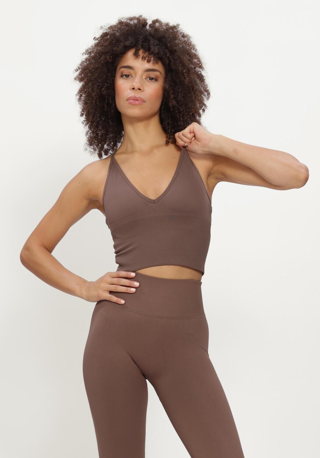 Bruine AIM'N Tops & T-shirts SHAPE SEAMLESS CROSS BACK BRALETTE - large