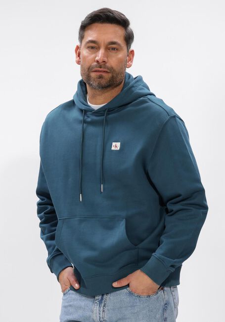 CALVIN KLEIN Chandail LS 350TERRY EY WHSL BADGE HOODIE en bleu - large