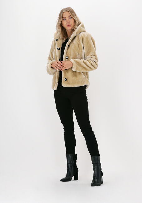GIACOMO THE JACKET Manteau en fausse fourrure 13 LT FUR en beige - large