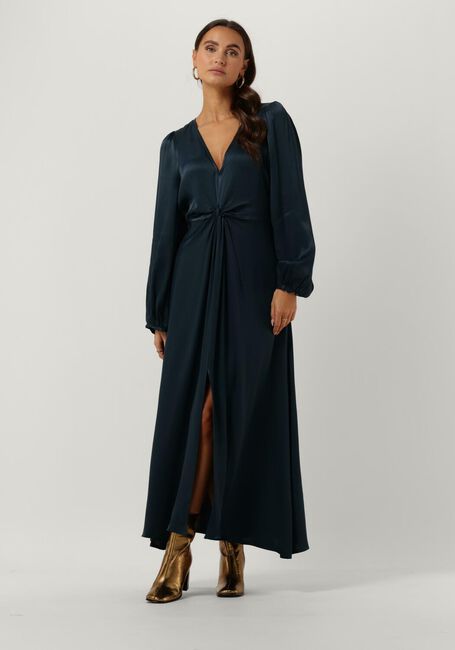 SECOND FEMALE Robe maxi EDDIE DRESS en bleu - large