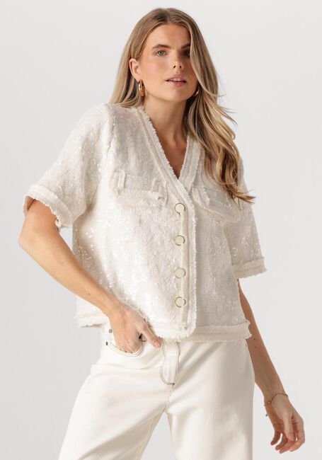 Gebroken wit NUKUS Vest SARA BLAZER PAILLET - large