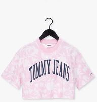 TOMMY JEANS T-shirt TJW AOP COLLEGIATE T en rose