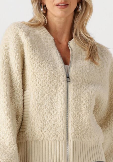 EDITED Pull SINDY WOOL CARDIGAN en blanc - large