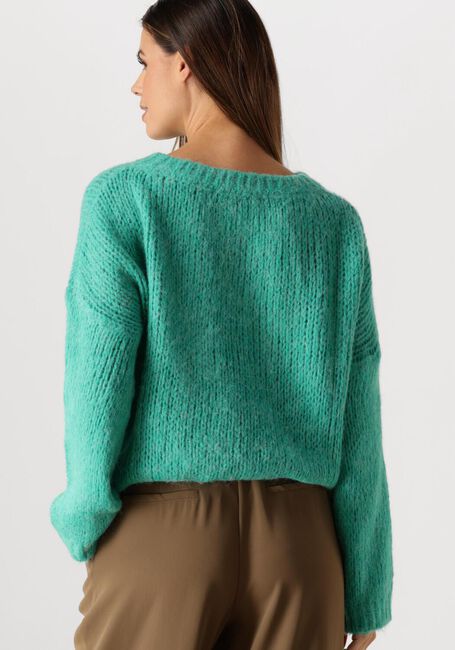 Groene SUMMUM Trui SWEATER ALPACA BLEND KNIT - large