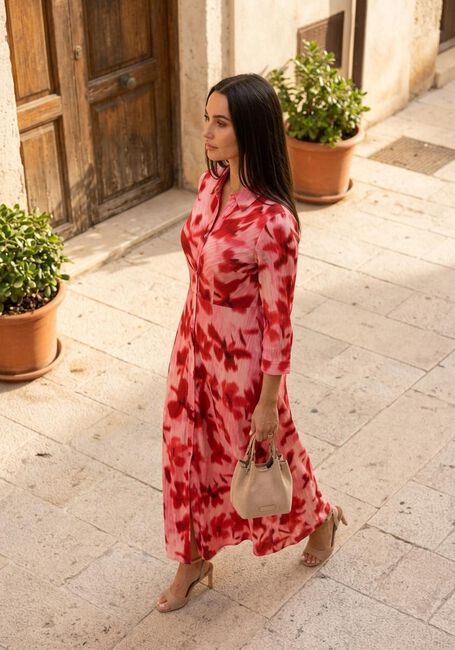 Y.A.S. Robe maxi YASSAVANNA LONG SHIRT DRESS en multicolore - large