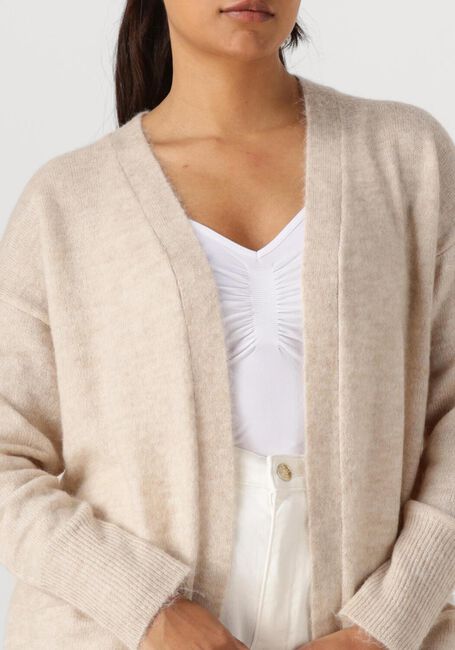 Beige SELECTED FEMME Vest LULU NEW LS KNIT LONG CARDIGAN B - large