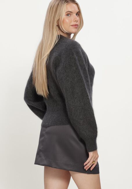 SELECTED WOMEN Pull SLWMIRA LS KNIT SHORT O-NECK Anthracite - large