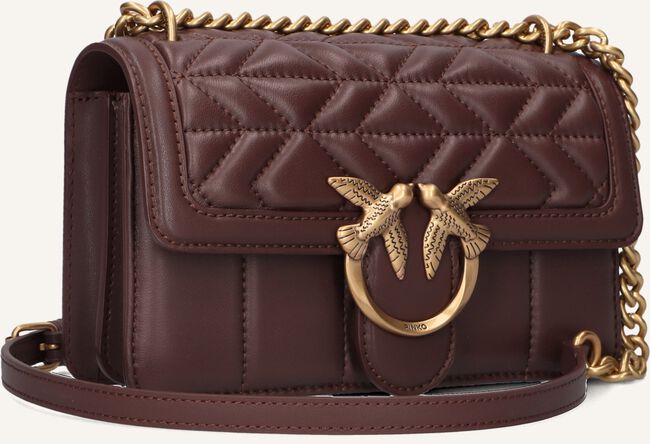 Bruine PINKO Schoudertas LOVE ONE MINI DC Bruine PINKO Schoudertas LOVE ONE MINI DC - large