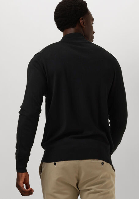 Zwarte PROFUOMO Trui PULLOVER MOCK - large