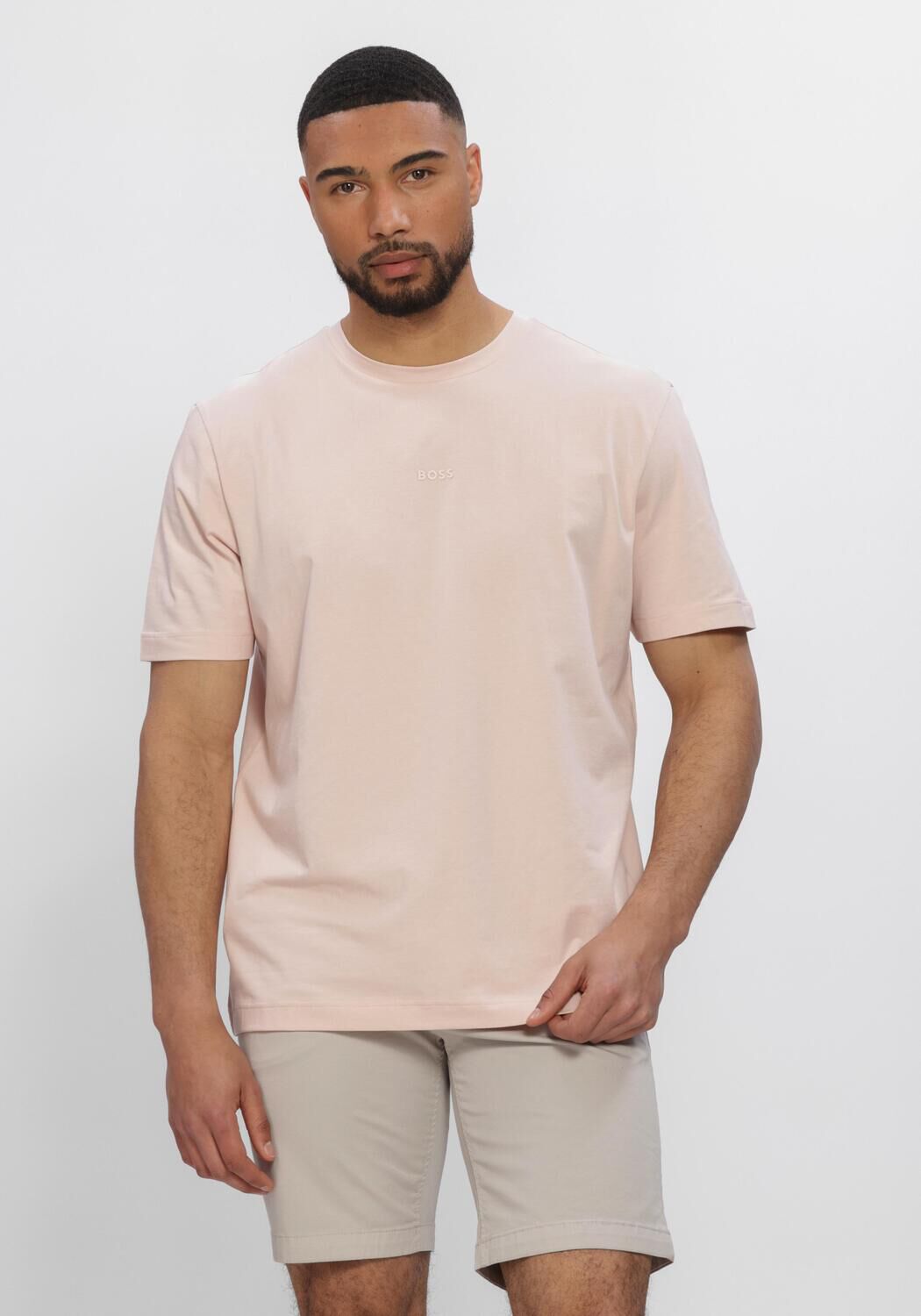 BOSS ORANGE T-shirt TCHUP en rose - large