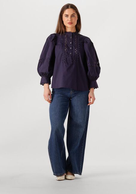 Paarse ANTIK BATIK  ROMIE BLOUSE - large