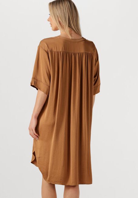 SUMMUM Robe midi DRESS SILKY TOUCH en marron - large