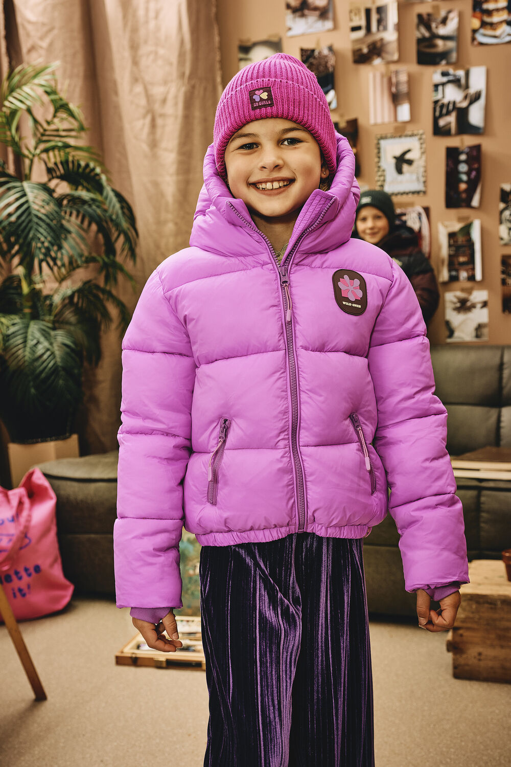 Fuchsia Z8 Gewatteerde jas ROX - large