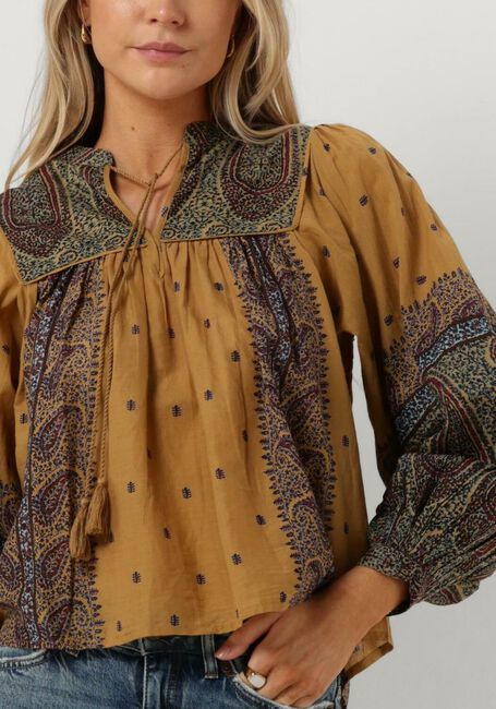 ANTIK BATIK HIDA BLOUSE Blouses en camel - large