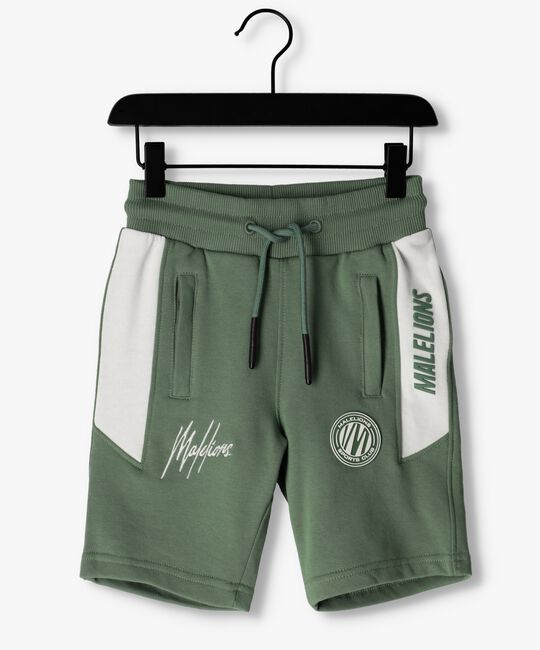 MALELIONS Pantalon courte SHORT en vert - large