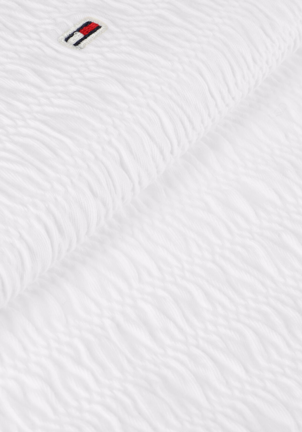 TOMMY JEANS Haut TJW SLIM SMOCK TEE en blanc - large