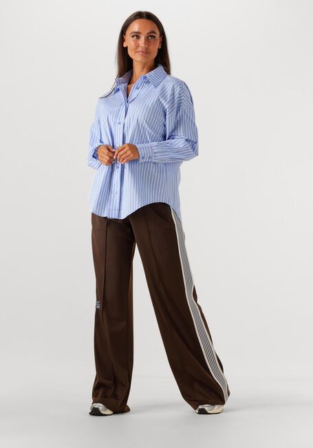HAUTE L'AMITIÉ BOW CANDY TWIST STRIPE SHIRT Blouses Bleu clair - large