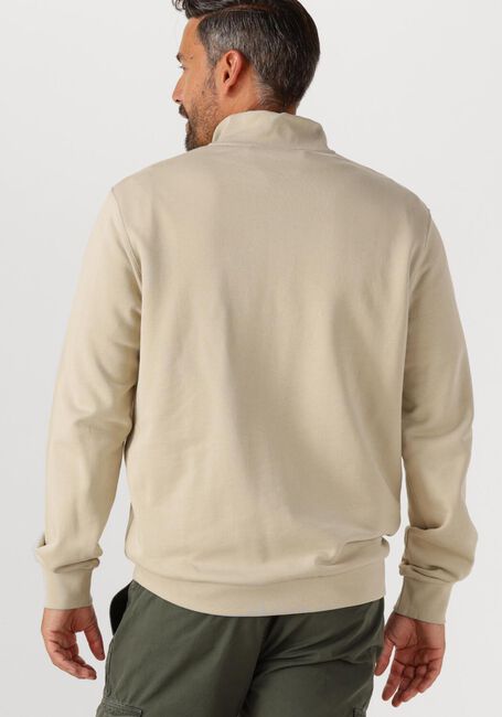 LYLE & SCOTT Chandail LOOPBACK QUARTER ZIP SWEAT en taupe - large