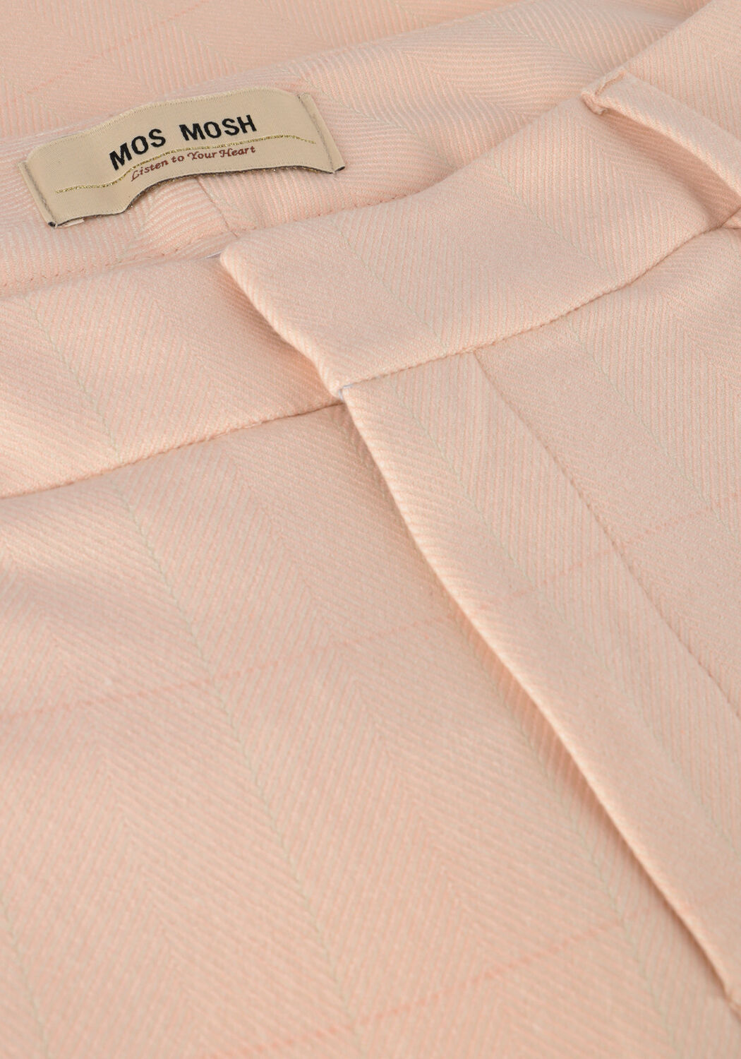 MOS MOSH Pantalon ABBEY HERRING CHECK PANT en rose - large