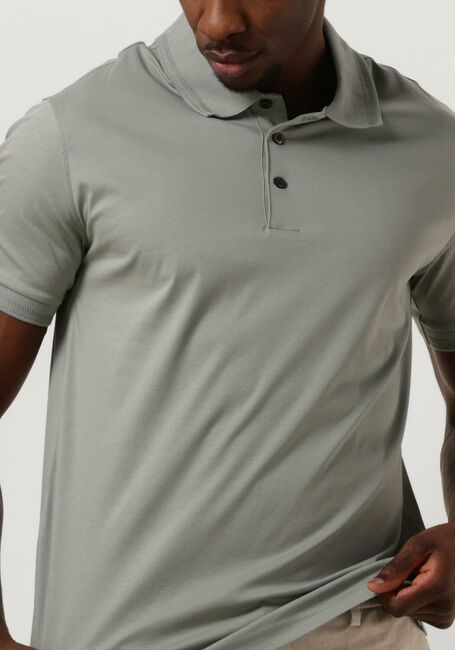 TIGER OF SWEDEN Polo RIOSE en vert - large