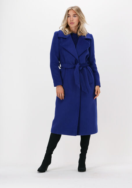 JUST FEMALE Manteau CLOSED SOLID COAT en violet - large