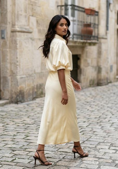NOTRE-V Jupe midi NV-HILDEGARD Cr&egrave;me - large