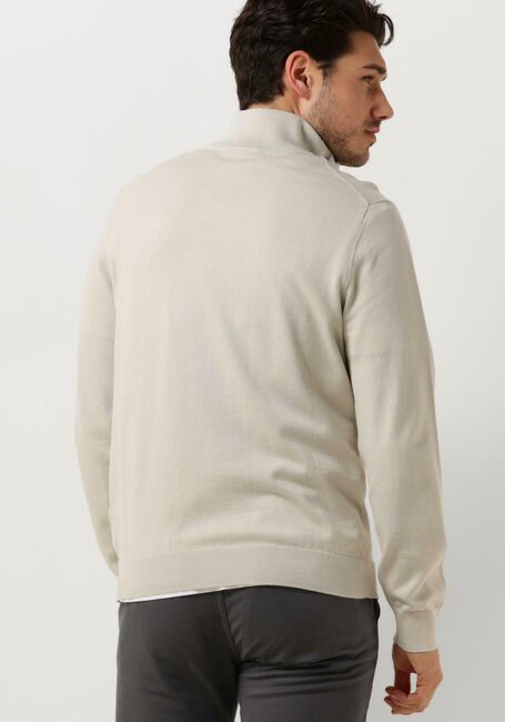 PS PAUL SMITH Pull MENS SWEATER ZIP NECK ZEB BAD Gris clair - large