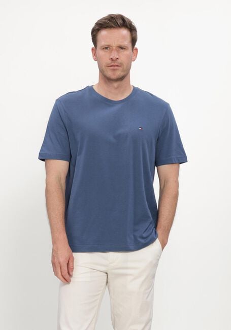 TOMMY HILFIGER T-shirt ESS SEASONAL REG FIT SOLID TEE en bleu - large