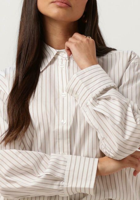 Beige SECOND FEMALE  SOALON CLASSIC SHIRT - large