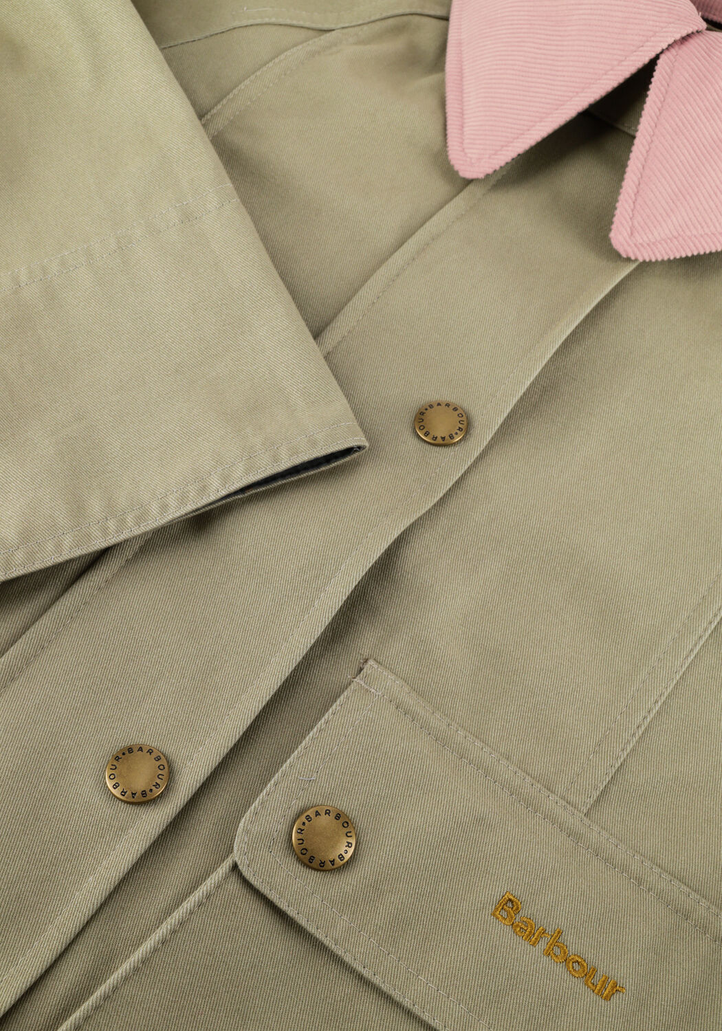 BARBOUR CROPPED BEADNELL CASUAL JACKET Vestes Olive - large