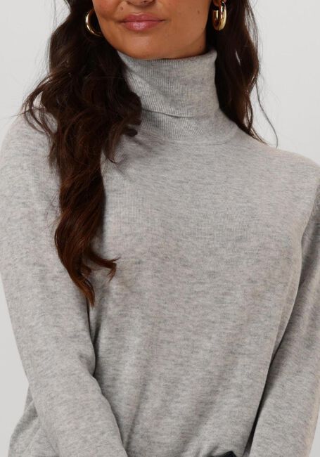 Lichtgrijze ANOTHER LABEL Trui MILLA KNITTED PULL - large