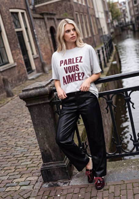 AIMEE THE LABEL ELARAW6 SHIRT Hauts & T-shirts en gris - large