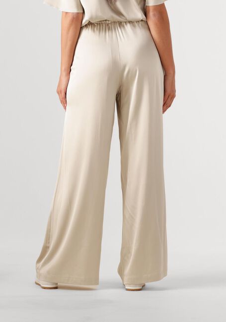 MOS MOSH Pantalon large MMRITA SATIN PANT en beige - large