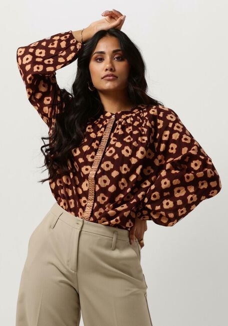 SUMMUM BLOUSE FLOWER MIX Blouses en rouge - large