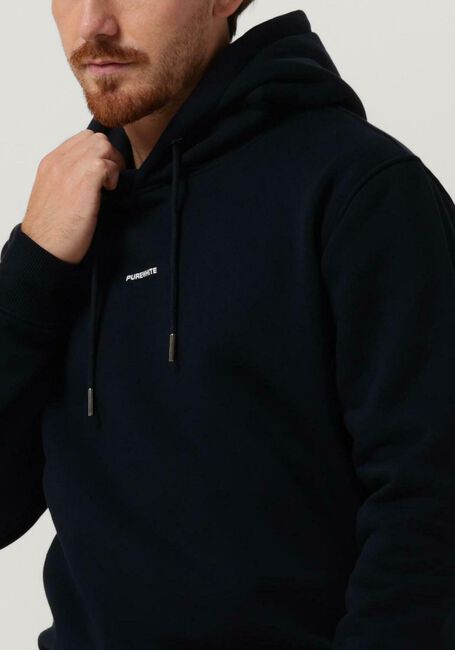PUREWHITE Chandail PURE LOGO HOODIE Bleu foncé - large
