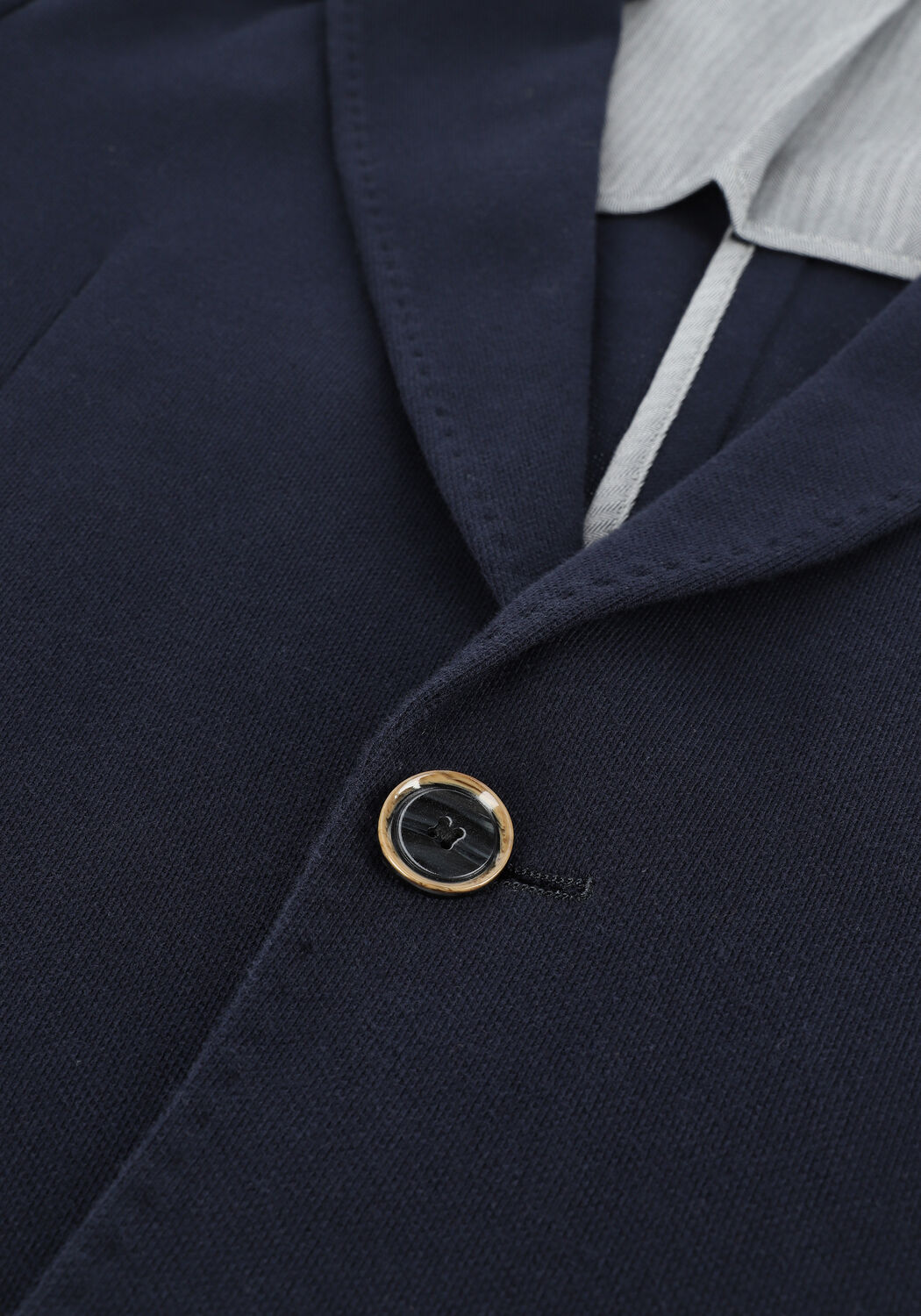 PROFUOMO JACKET KNIT PIQUE Vestons Bleu fonc&eacute; - large