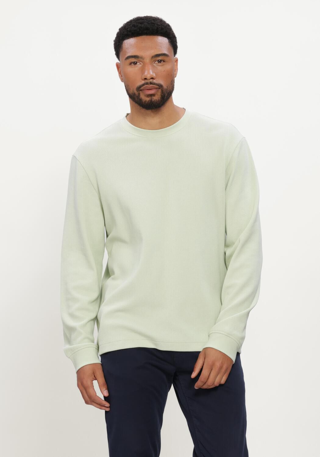 Mint BOSS ORANGE Trui WE_TEMPEST - large
