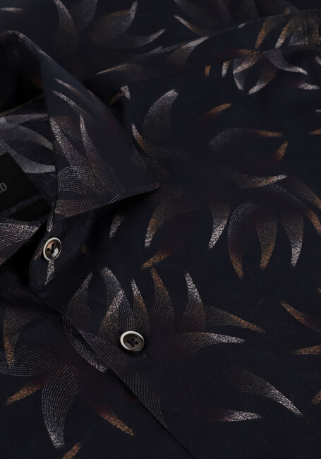 Donkerblauwe VANGUARD Casual overhemd LONG SLEEVE SHIRT PRINT ON FIN - large