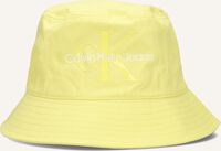 CALVIN KLEIN MONOGRAM BUCKET HAT Chapeau en jaune CALVIN KLEIN MONOGRAM BUCKET HAT Chapeau en jaune - medium